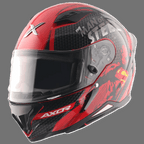 Axor superman Helmet - Bikerz ModuleRedGlossyS