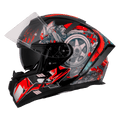 Steelbird SBH-32 ISS BT DOT TRICKSTER GLOSSY - Bikerz Module