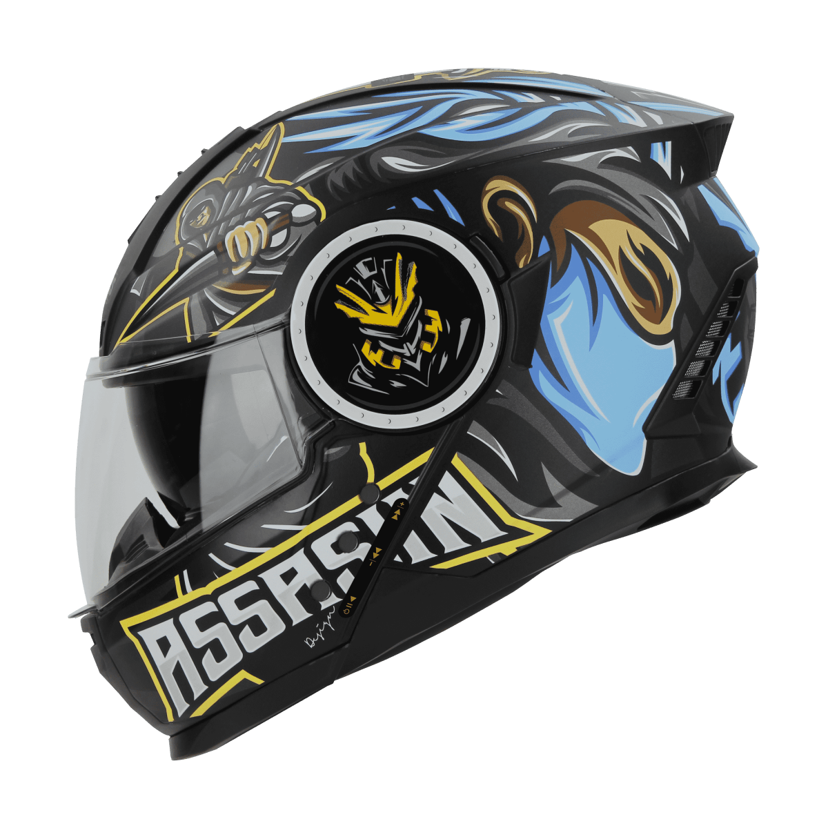 Steelbird SBH-40 ISS BT ASSASIN GLOSSY - Bikerz Module