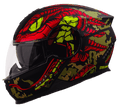 Steelbird SBH-40 ISS BT EVIL EYE GLOSSY - Bikerz Module